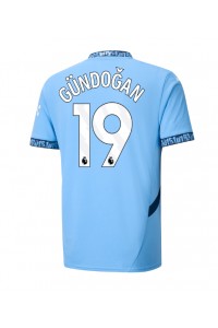 Fotbalové Dres Manchester City Ilkay Gundogan #19 Domácí Oblečení 2024-25 Krátký Rukáv